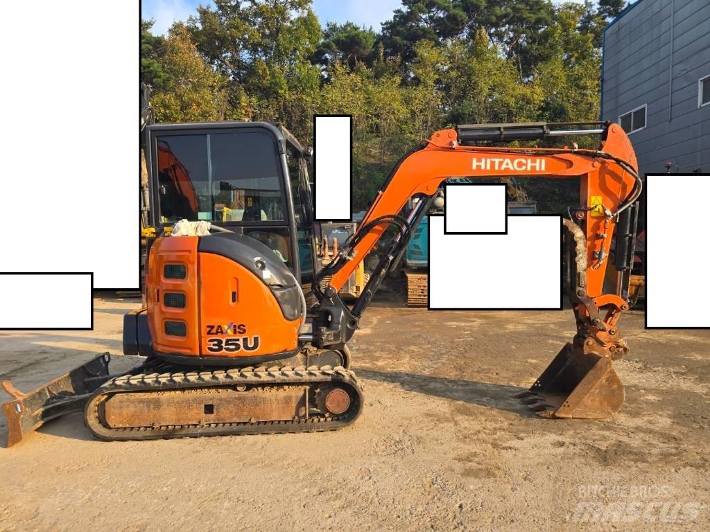  HITCHI ZX35U Mini ekskavatoriai < 7 t