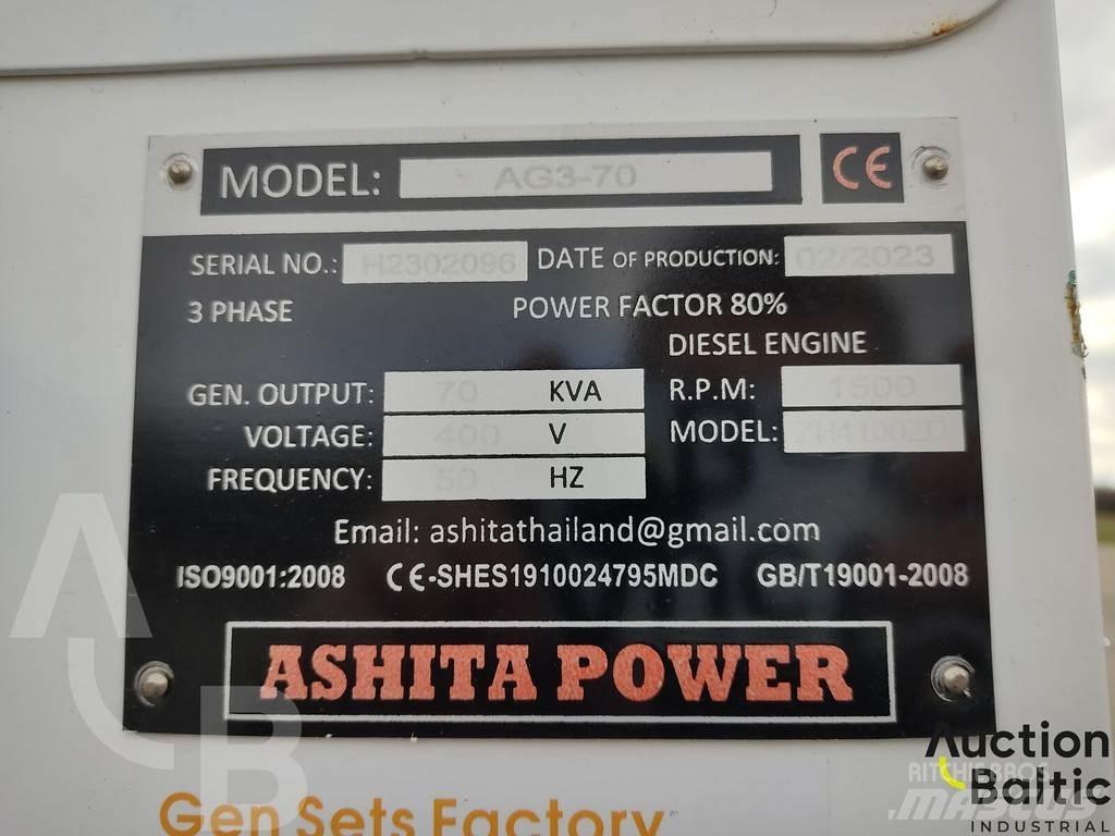 Ashita AG3-70 Dyzeliniai generatoriai