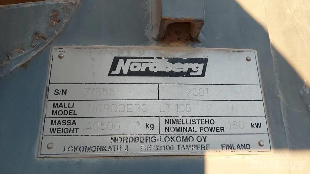Metso Nordberg LT105 Mobilūs smulkintuvai