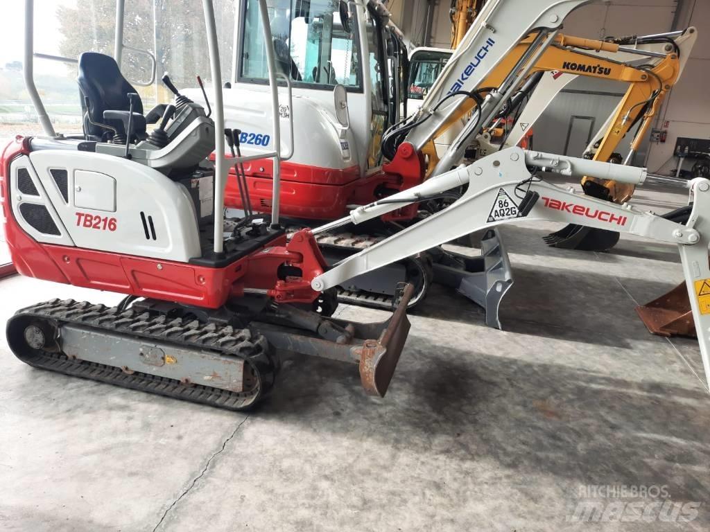 Takeuchi TB216 Mini ekskavatoriai < 7 t