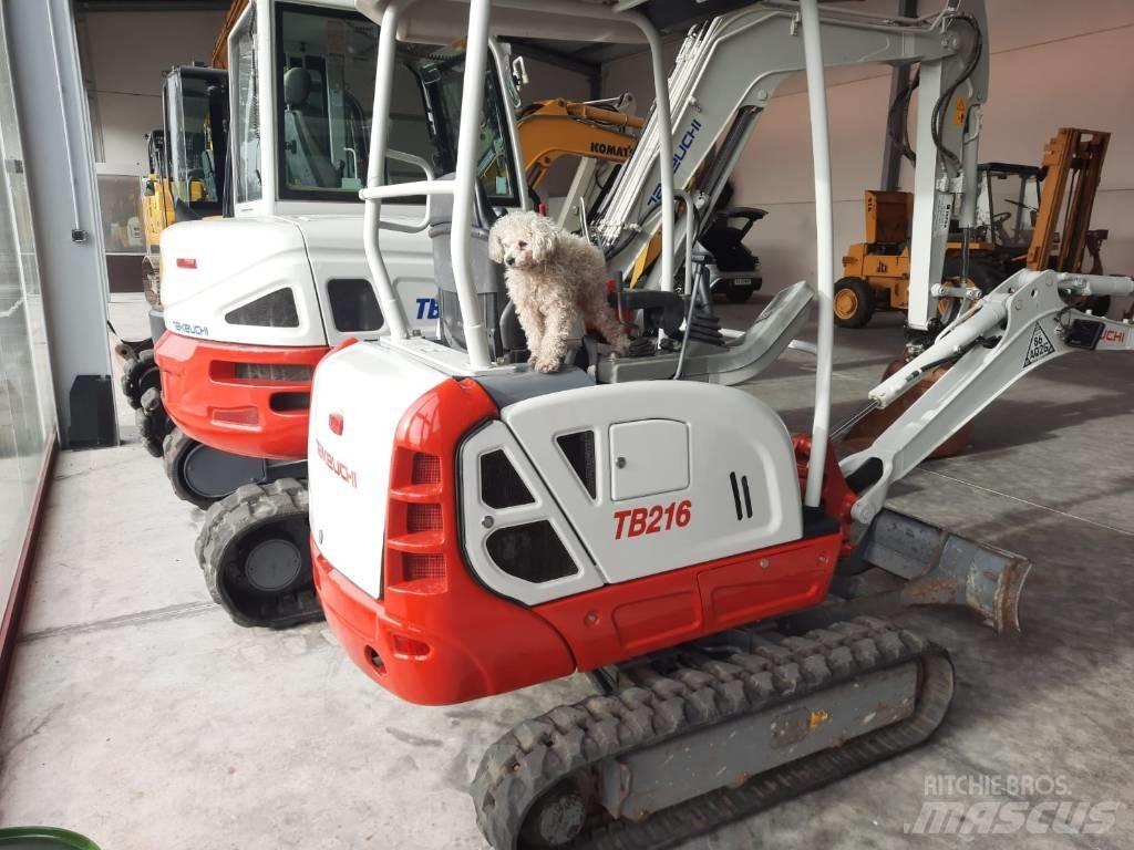 Takeuchi TB216 Mini ekskavatoriai < 7 t