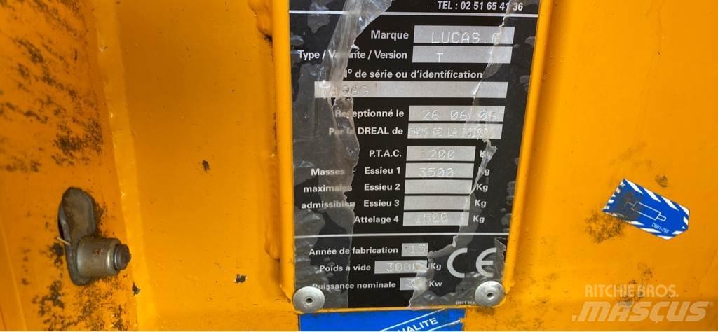 Lucas CASTOR + 60 G Siloso iškrovimo įrengimai