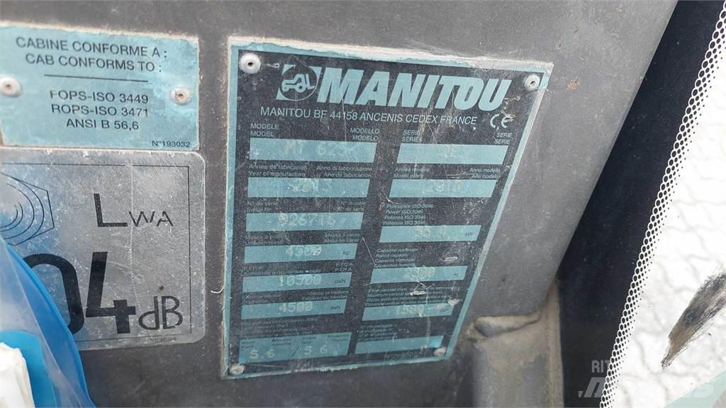 Manitou MT625T Teleskopiniai krautuvai