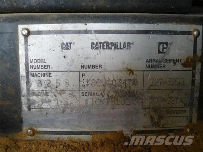 CAT 325 B Vikšriniai ekskavatoriai