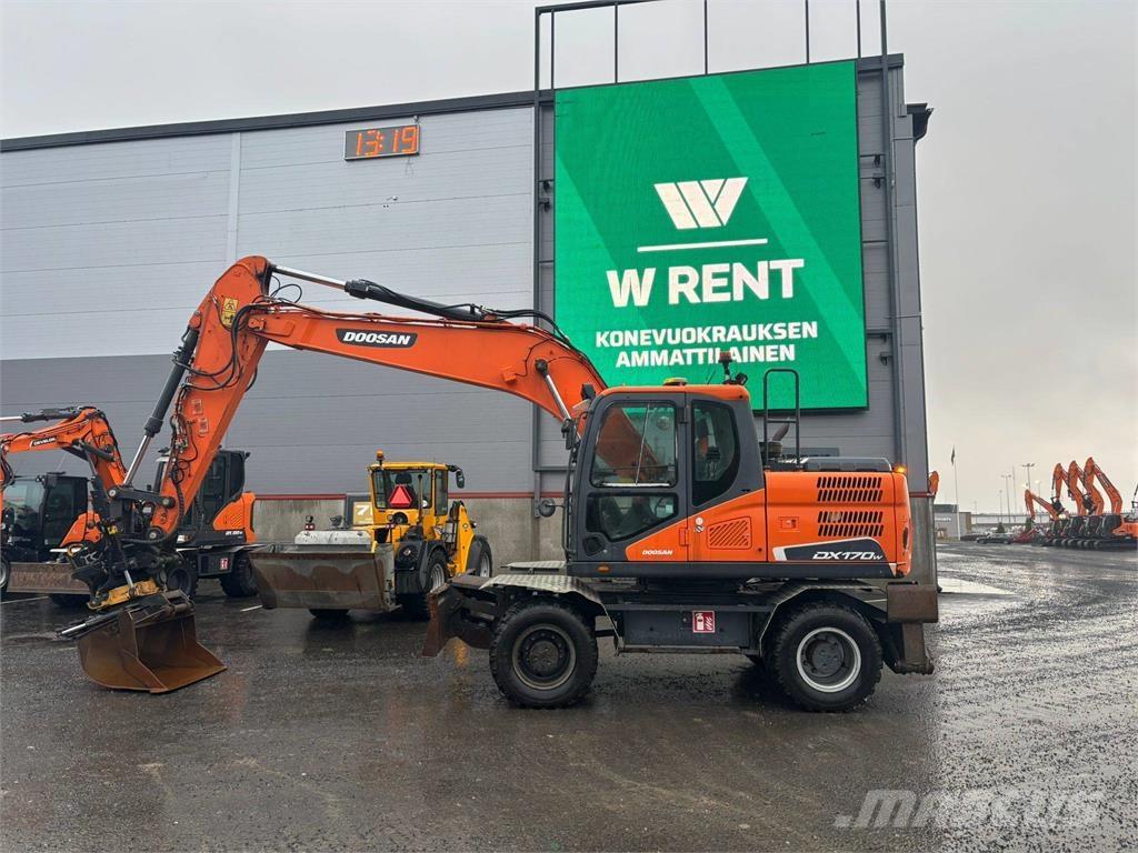 Doosan DX170W-5 Ratiniai ekskavatoriai