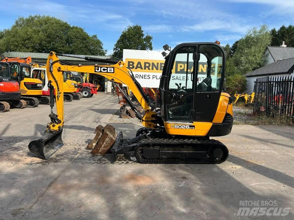 JCB 8026 CTS Mini ekskavatoriai < 7 t