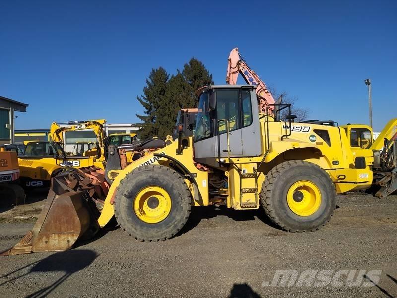New Holland W 190 Naudoti ratiniai krautuvai