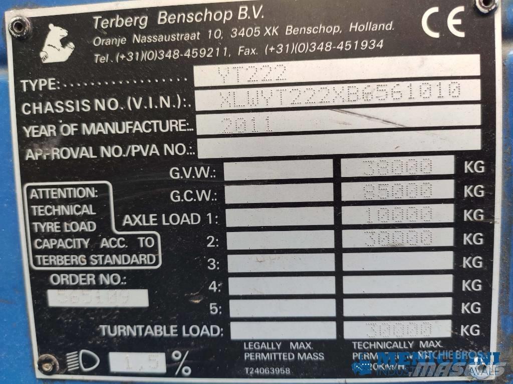 Terberg YT 222 Naudoti terminalų vilkikai