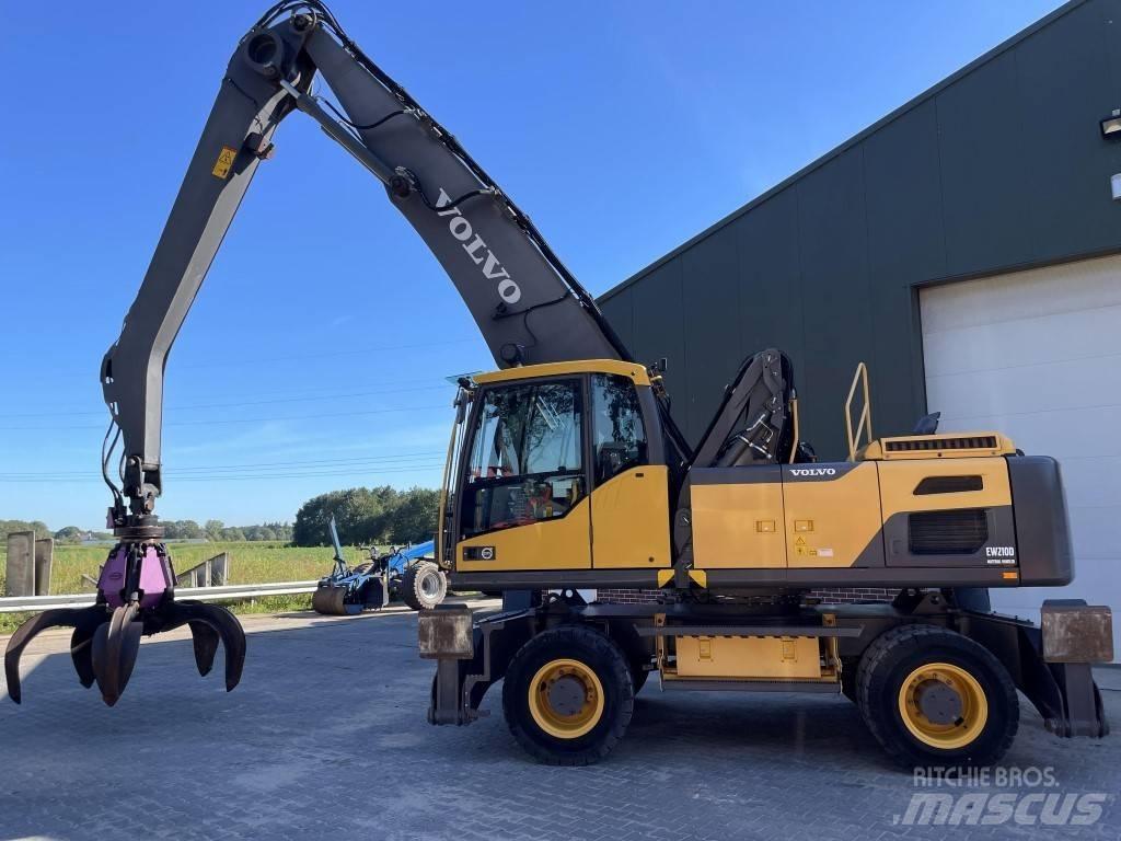 Volvo EW 210 MH Atliekų / pramoniniai krautuvai