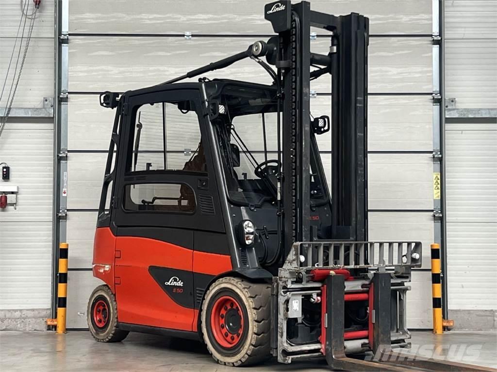 Linde E50HL-01 / 600 Elektriniai šakiniai krautuvai