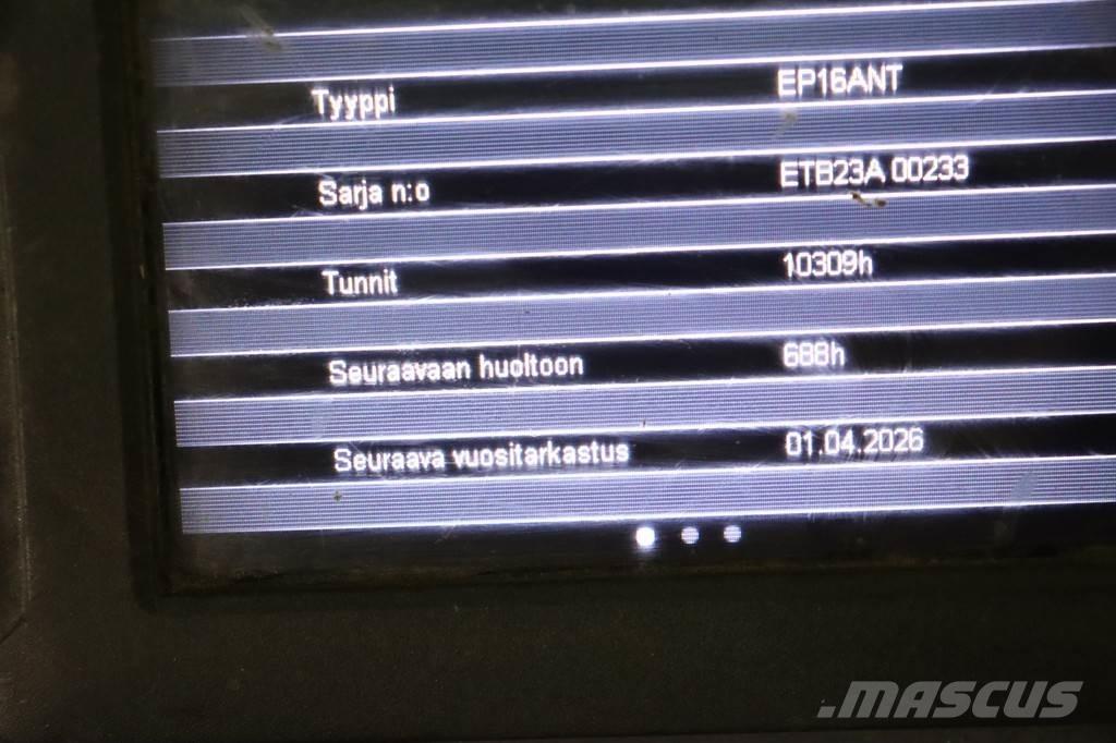 CAT EP16ANT Elektriniai šakiniai krautuvai