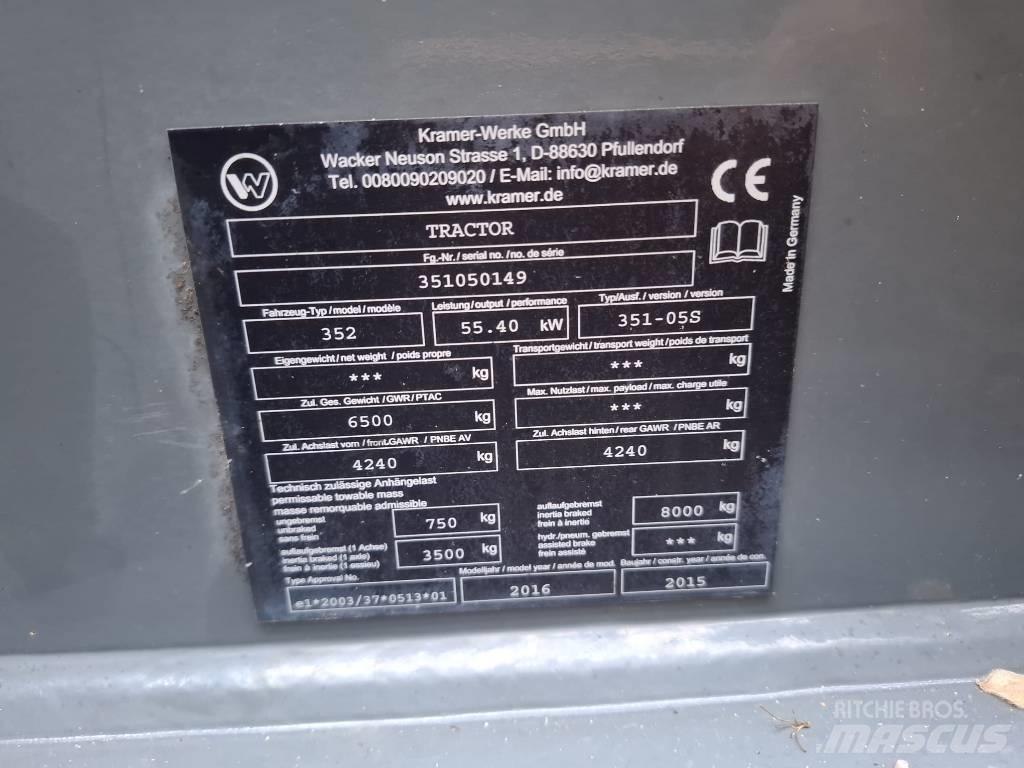 Kramer 8085 Naudoti ratiniai krautuvai