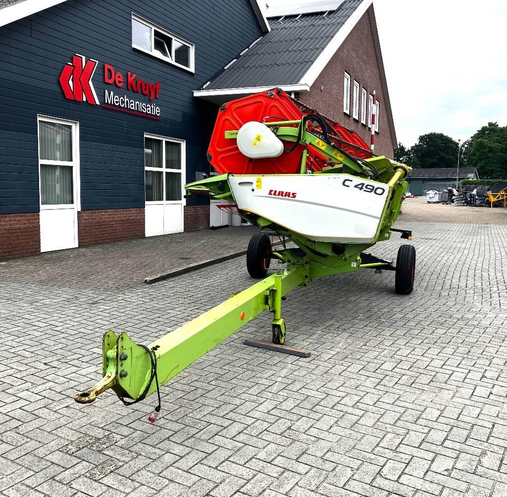 CLAAS C 490 Derliaus nuėmimo kombainų galvos