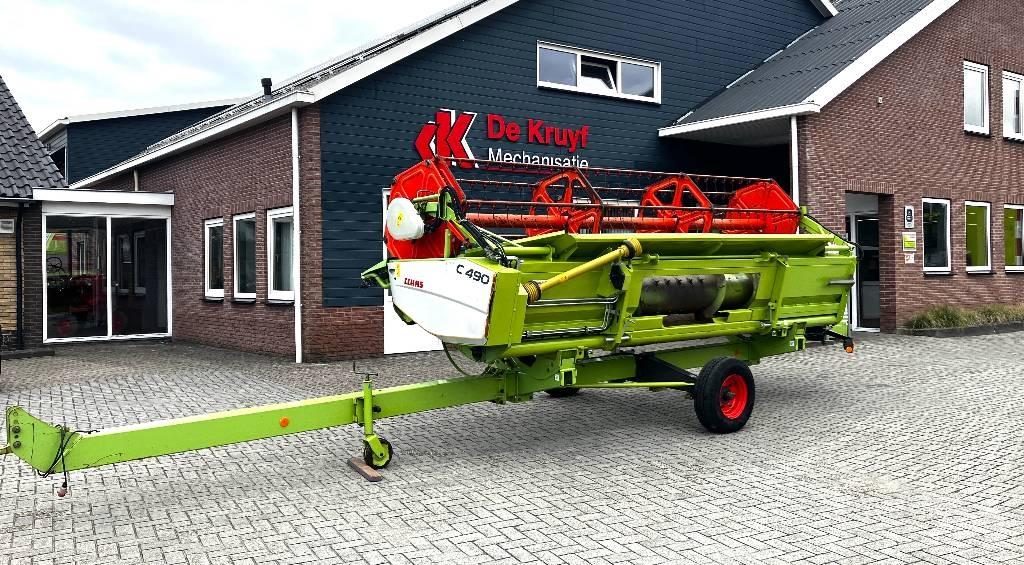 CLAAS C 490 Derliaus nuėmimo kombainų galvos