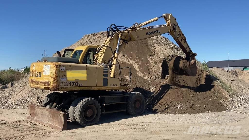 Komatsu PW 170-6 Ratiniai ekskavatoriai