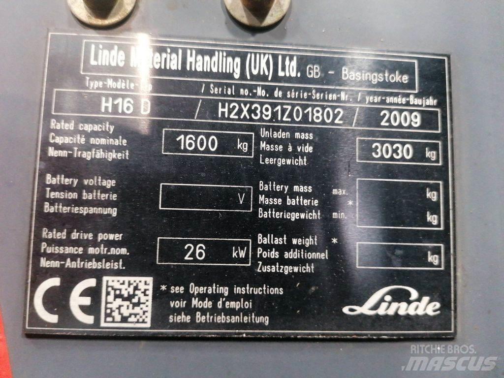 Linde H16D Dyzeliniai krautuvai