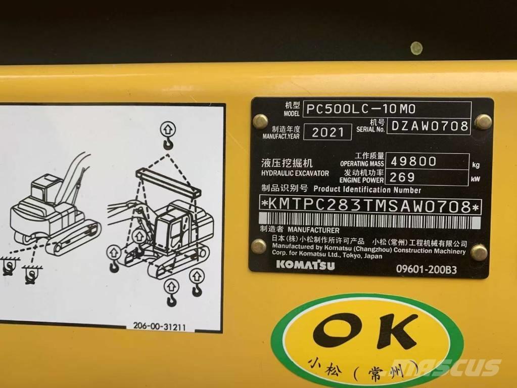 Komatsu PC500LC-10MO Vikšriniai ekskavatoriai