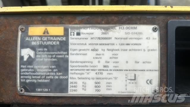 Hyster 3.00 XM Dyzeliniai krautuvai