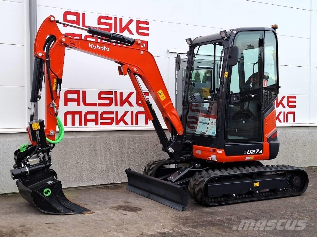 Kubota U 27-4 Mini ekskavatoriai < 7 t