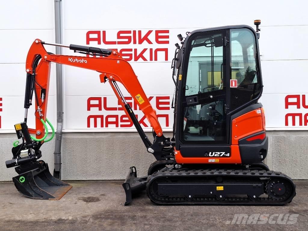 Kubota U 27-4 Mini ekskavatoriai < 7 t