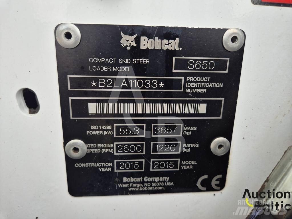 Bobcat S 650 Krautuvai su šoniniu pasukimu