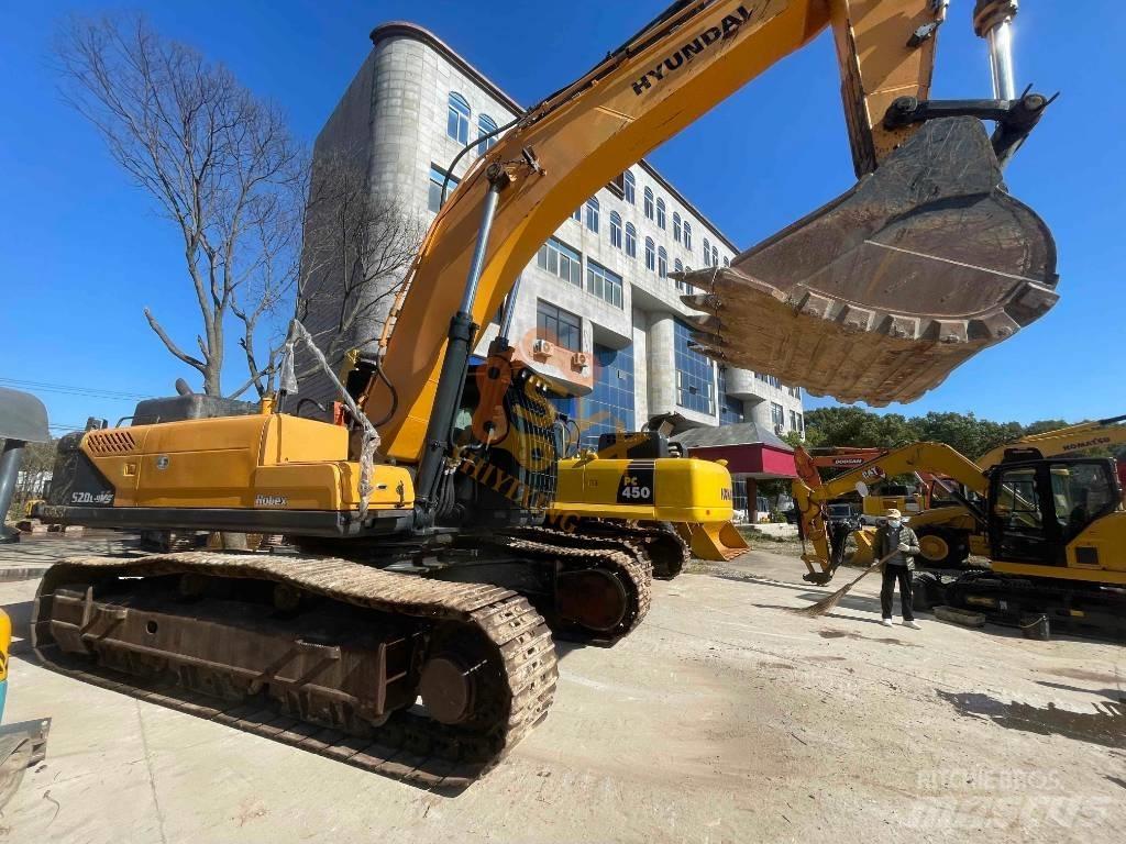 Hyundai Robex 520 VS Vikšriniai ekskavatoriai