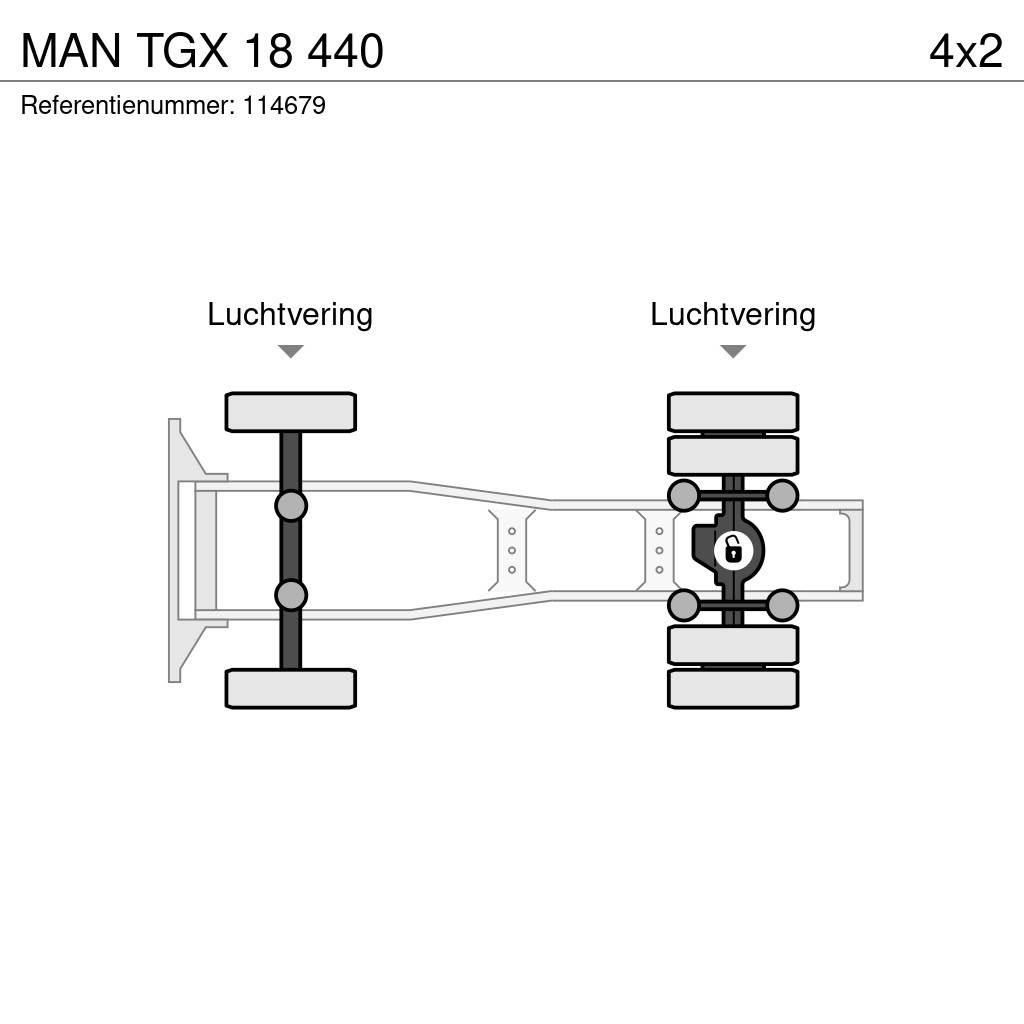 MAN TGX 18 440 Naudoti vilkikai