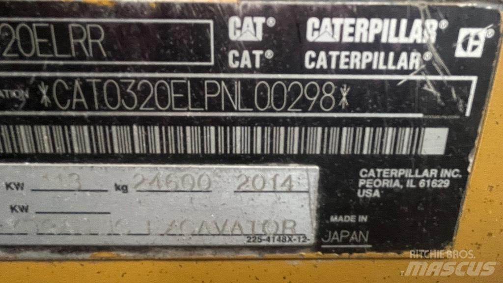 CAT 320 EL Vikšriniai ekskavatoriai