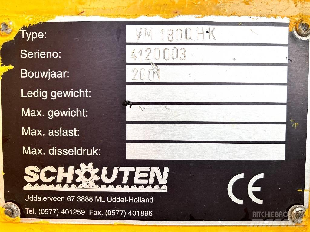 Schouten VM 1800 HK Šlavimo technika