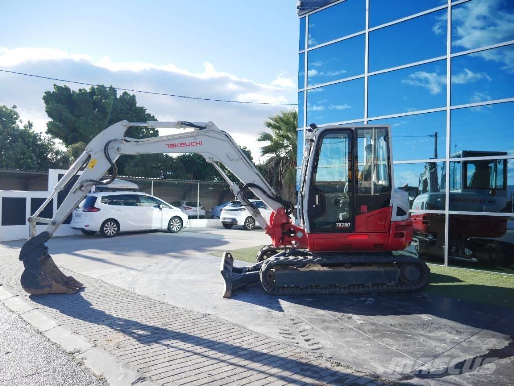 Takeuchi TB 260 Mini ekskavatoriai < 7 t