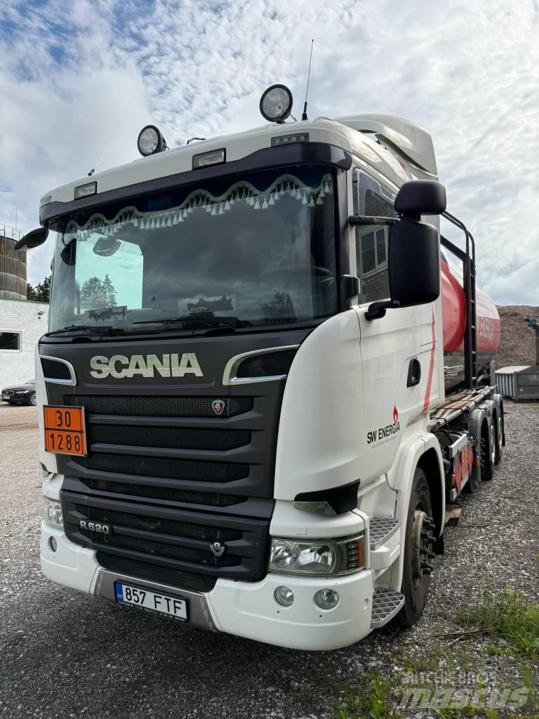 Scania R 520 Automobilinės cisternos