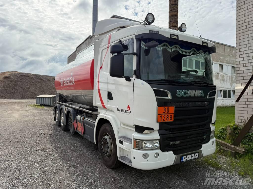 Scania R 520 Automobilinės cisternos
