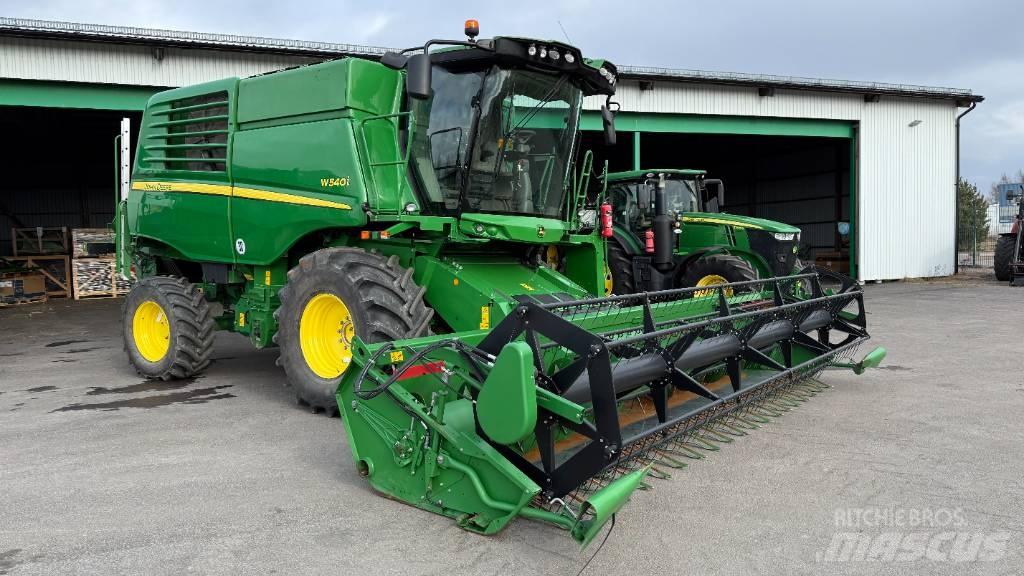 John Deere W 540 Derliaus nuėmimo kombainai