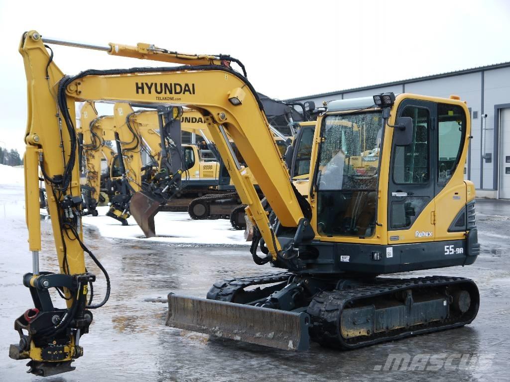 Hyundai R 55-9A Mini ekskavatoriai < 7 t