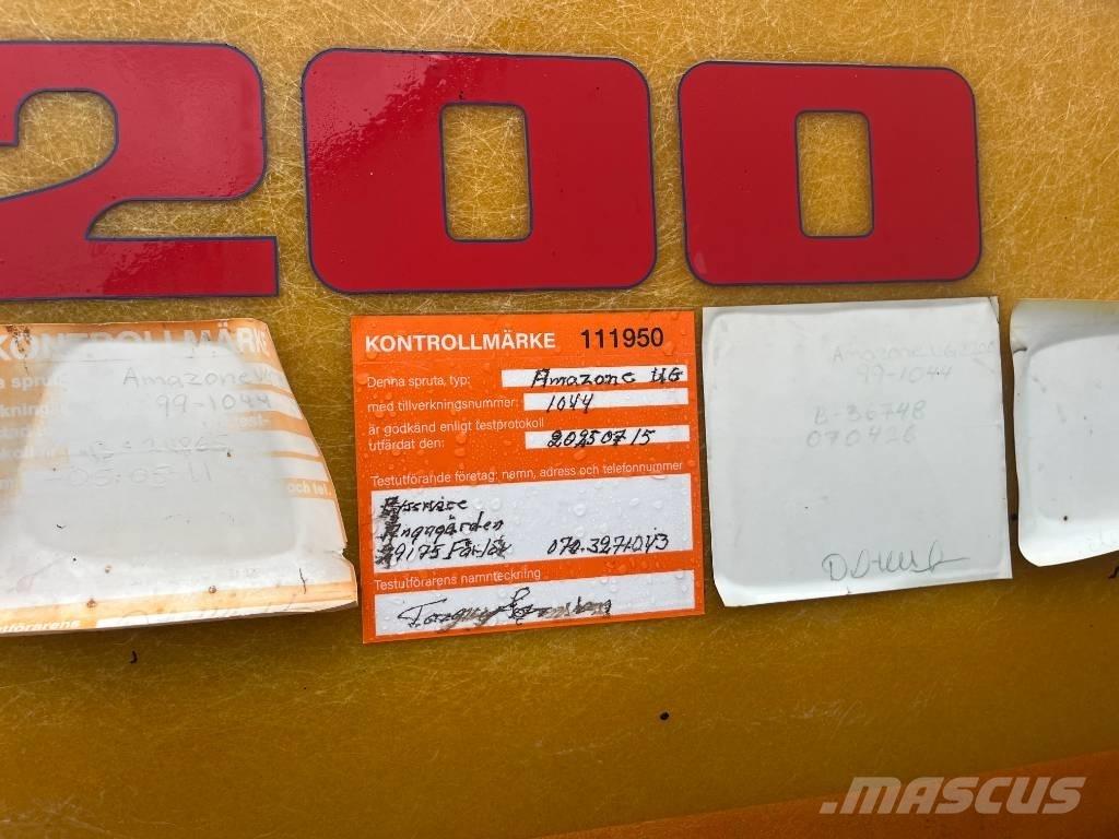 Amazone UG 2200 Prikabinami purkštuvai