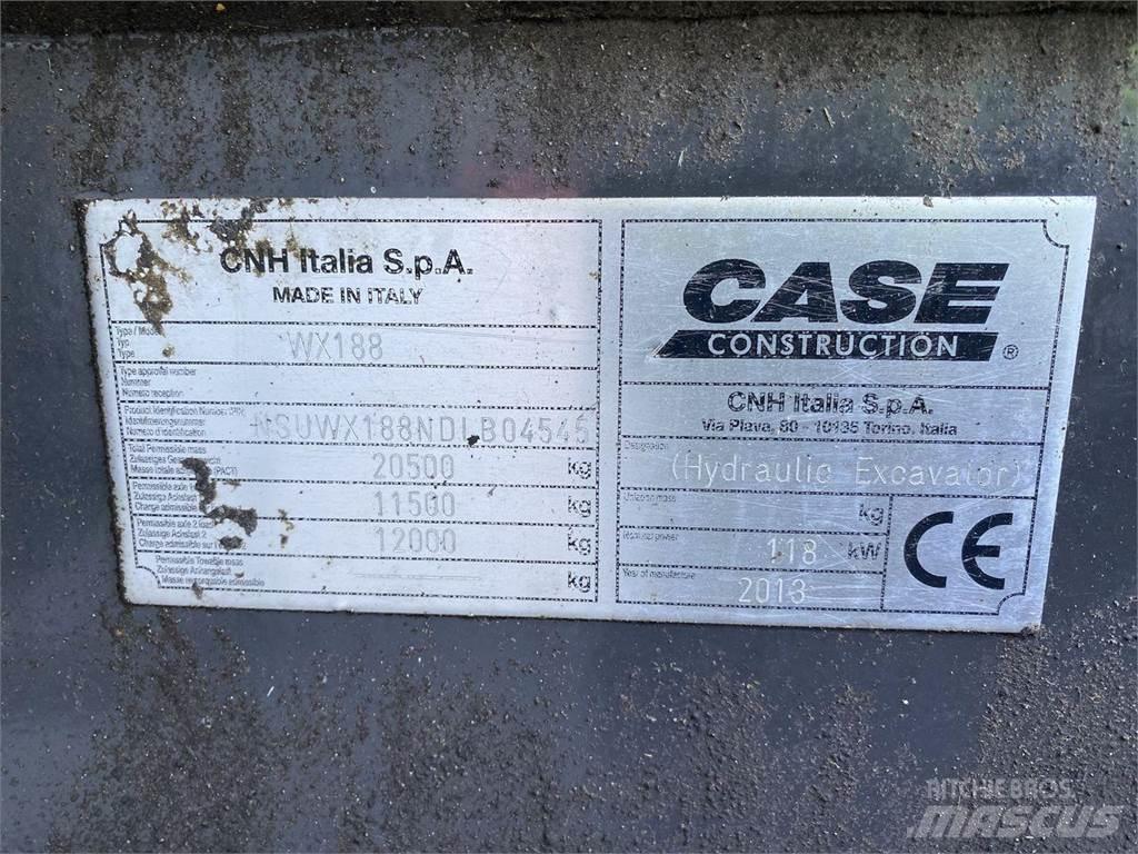 CASE WX188 Ratiniai ekskavatoriai