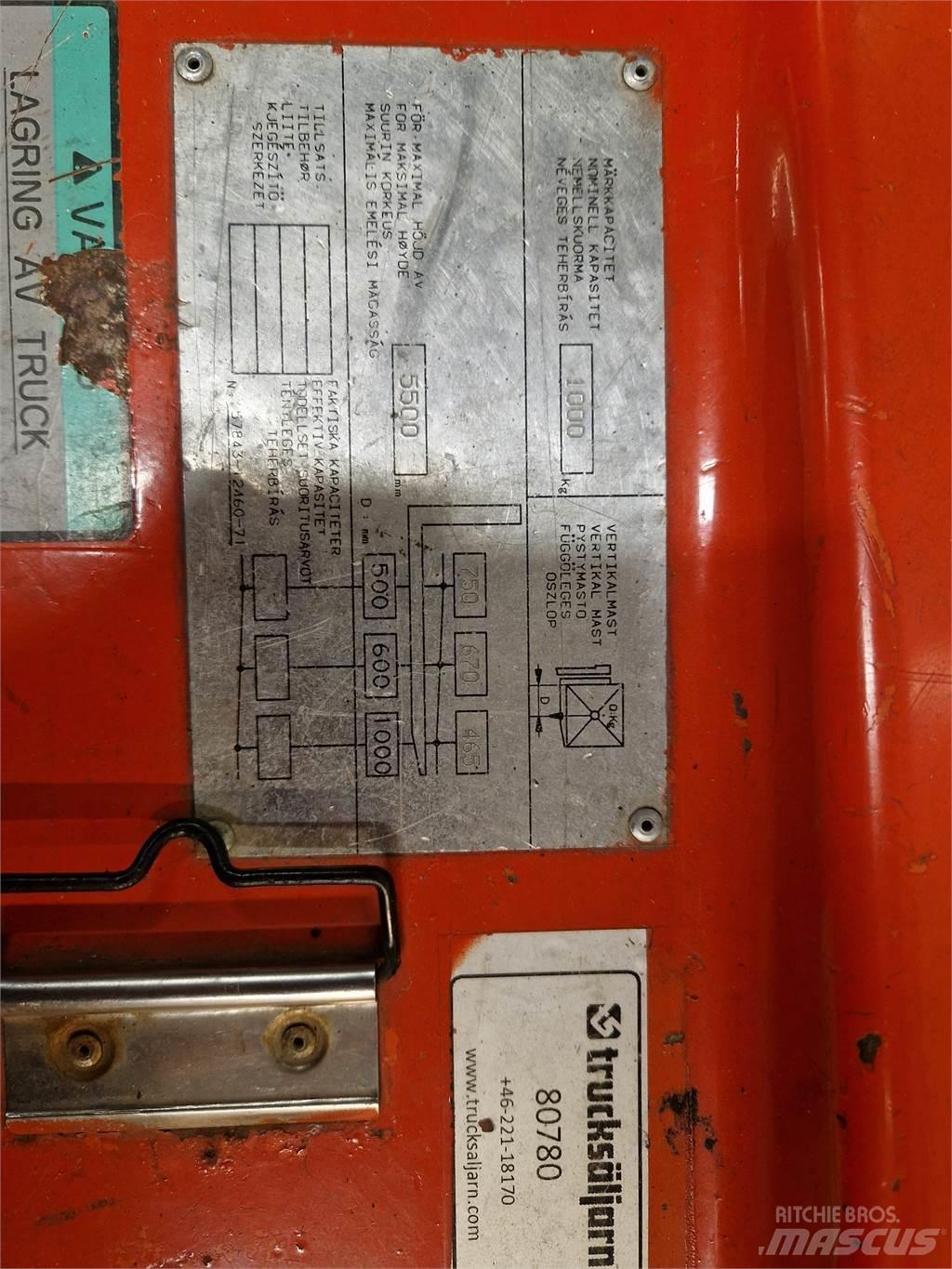 Toyota FBESF15 Elektriniai šakiniai krautuvai