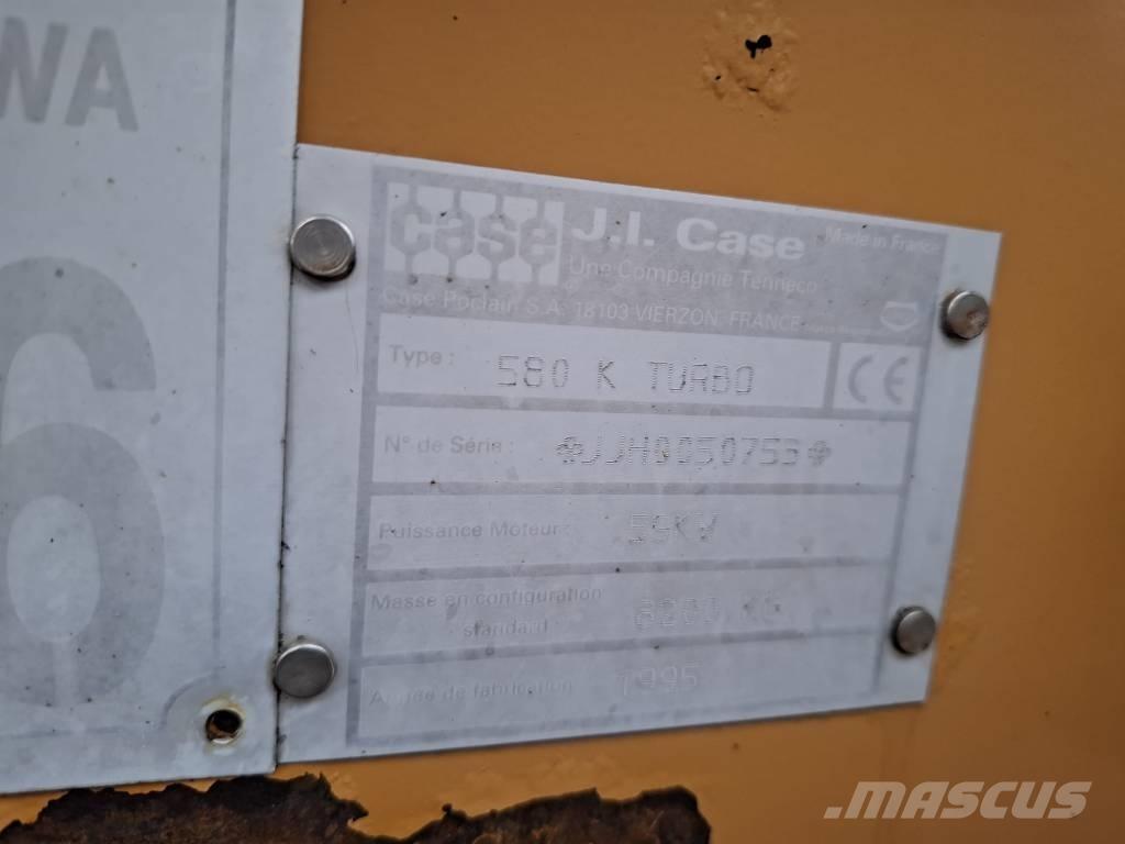 CASE 580 K Turbo Ekskavatoriniai krautuvai