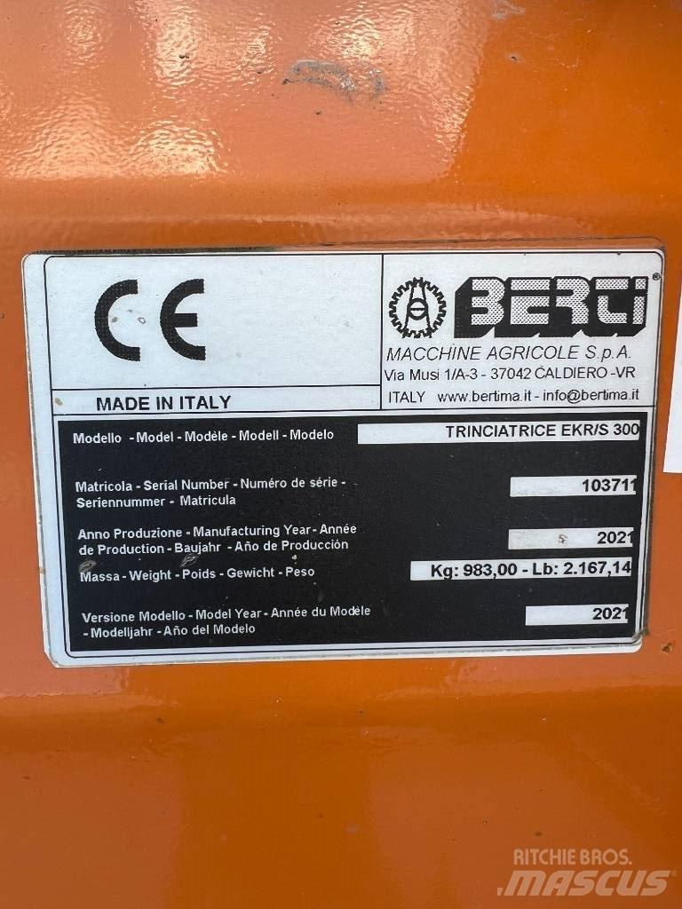 Berti EKR-S 300 Ganyklų šienapjovės / rėžtuvės