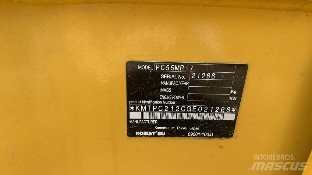 Komatsu PC 55-2 Vikšriniai ekskavatoriai