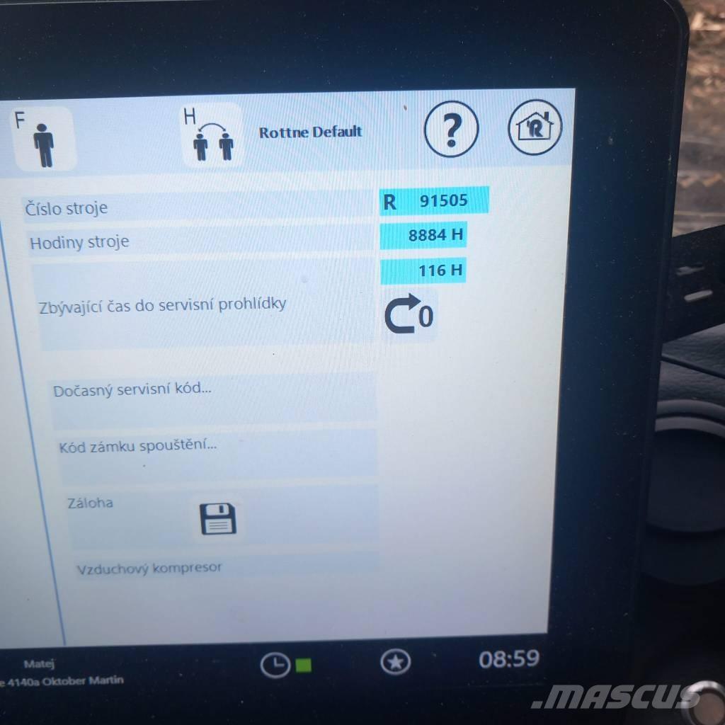 Rottne H21D Miško technika (Harvesteriai)