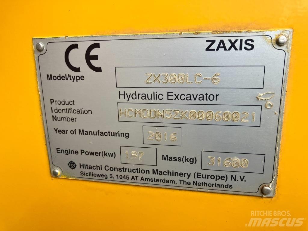 Hitachi ZX300 LC-6 Vikšriniai ekskavatoriai