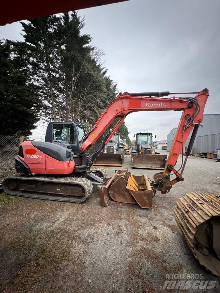 Kubota KX 80-4 A2 Vidutinės galios ekskavatoriai 7-12 t