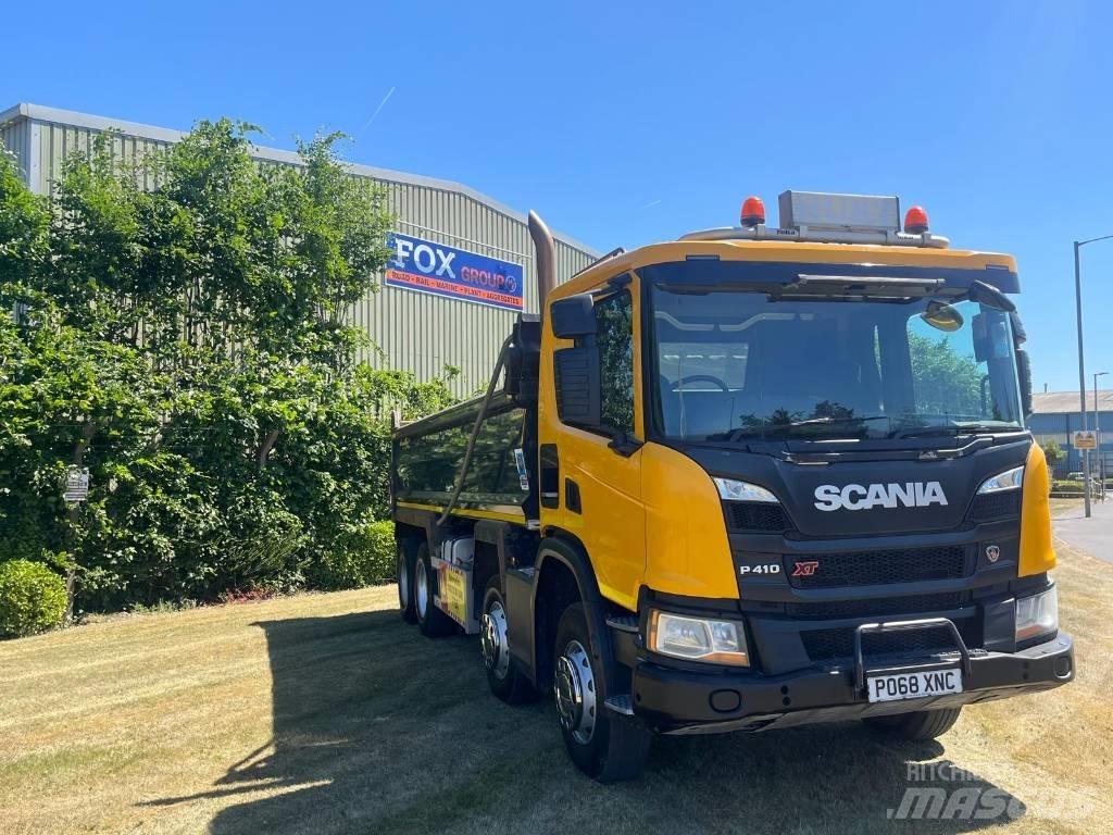 Scania P410 XT Savivarčių priekabų vilkikai