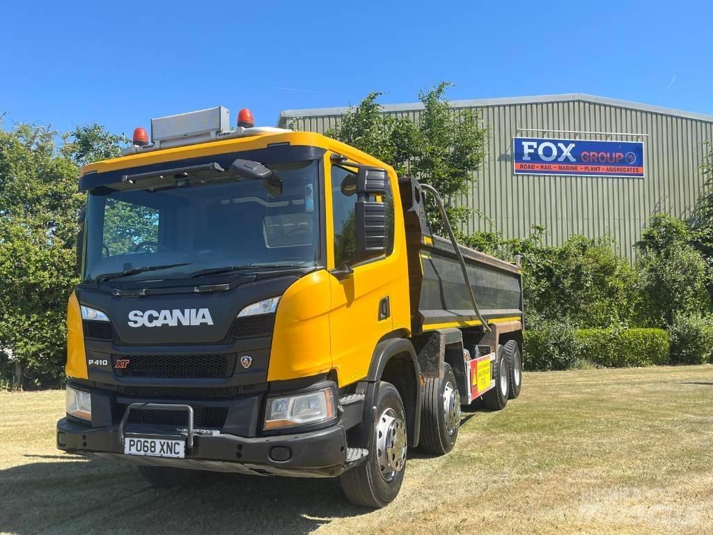 Scania P410 XT Savivarčių priekabų vilkikai