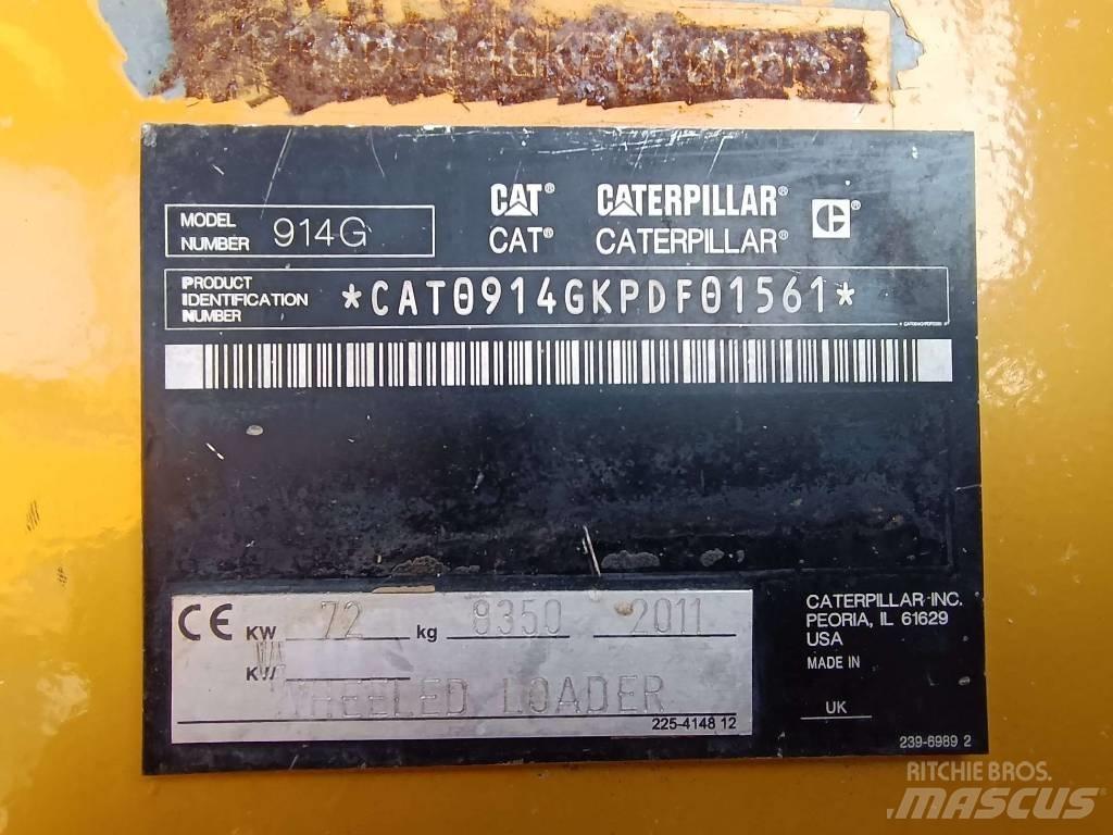 CAT 914 G2 Naudoti ratiniai krautuvai