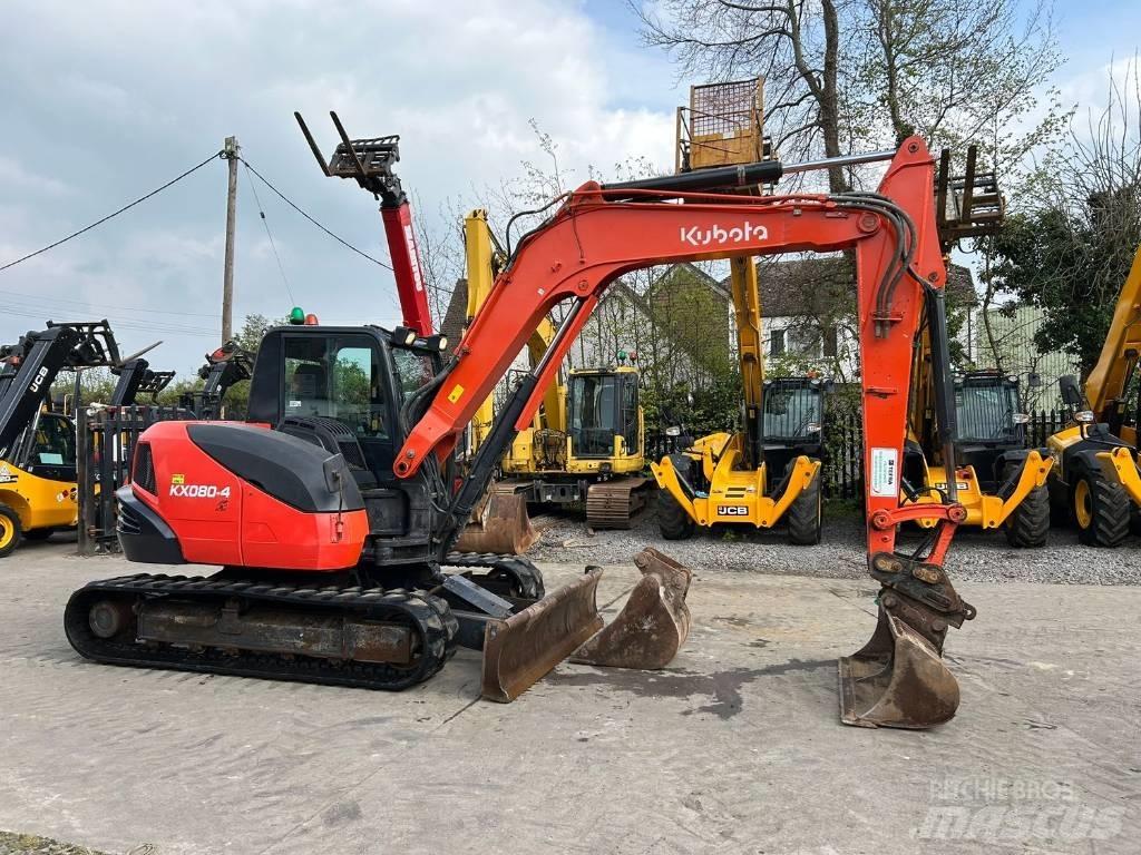 Kubota KX 80-4 Vidutinės galios ekskavatoriai 7-12 t
