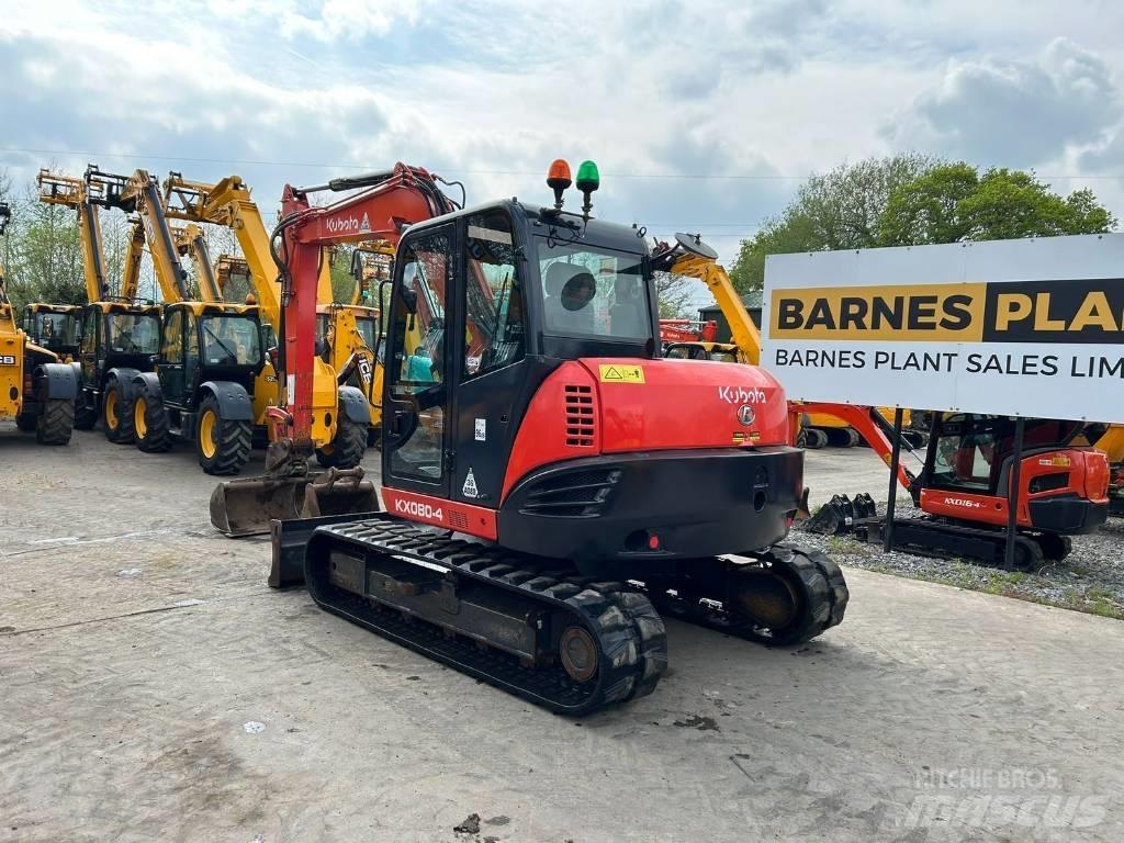 Kubota KX 80-4 Vidutinės galios ekskavatoriai 7-12 t