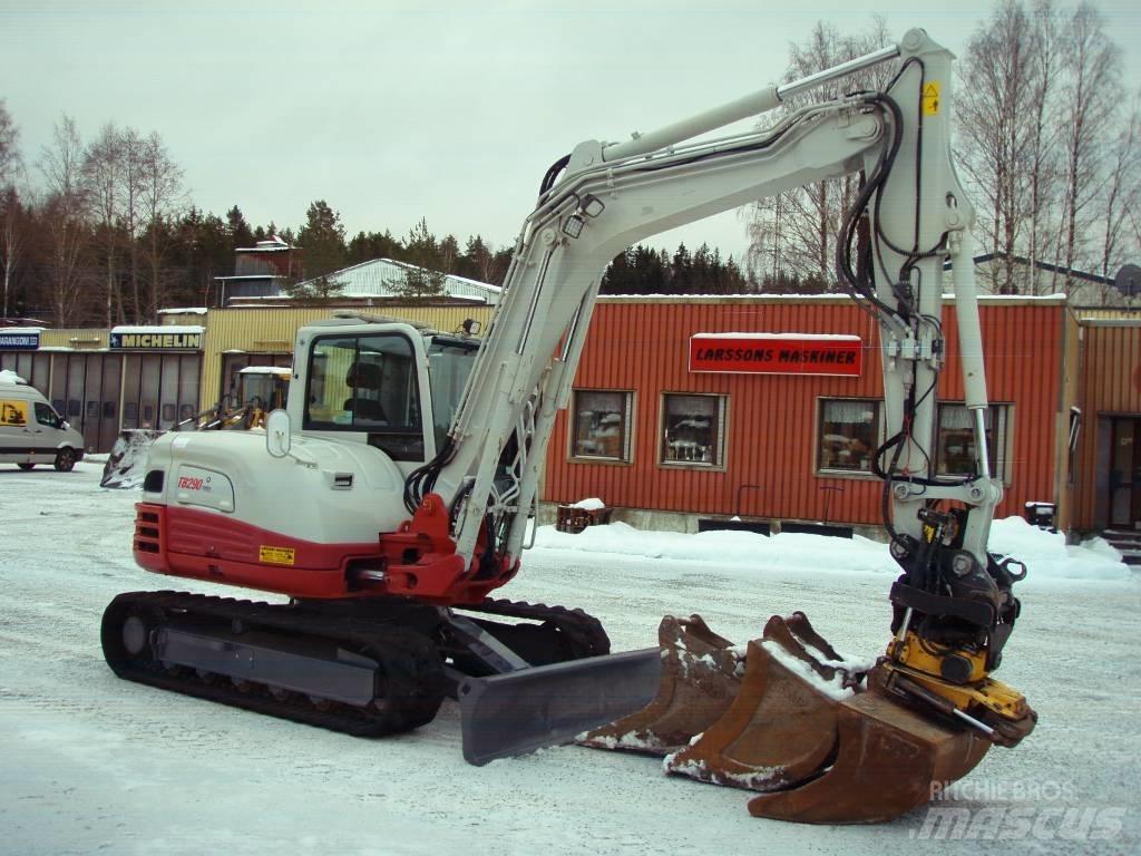Takeuchi TB 290 Vidutinės galios ekskavatoriai 7-12 t