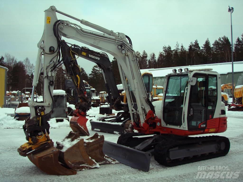 Takeuchi TB 290 Vidutinės galios ekskavatoriai 7-12 t